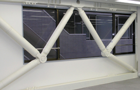 image:As high-performance vibration control devices, hydraulic dampers support large-scale structures